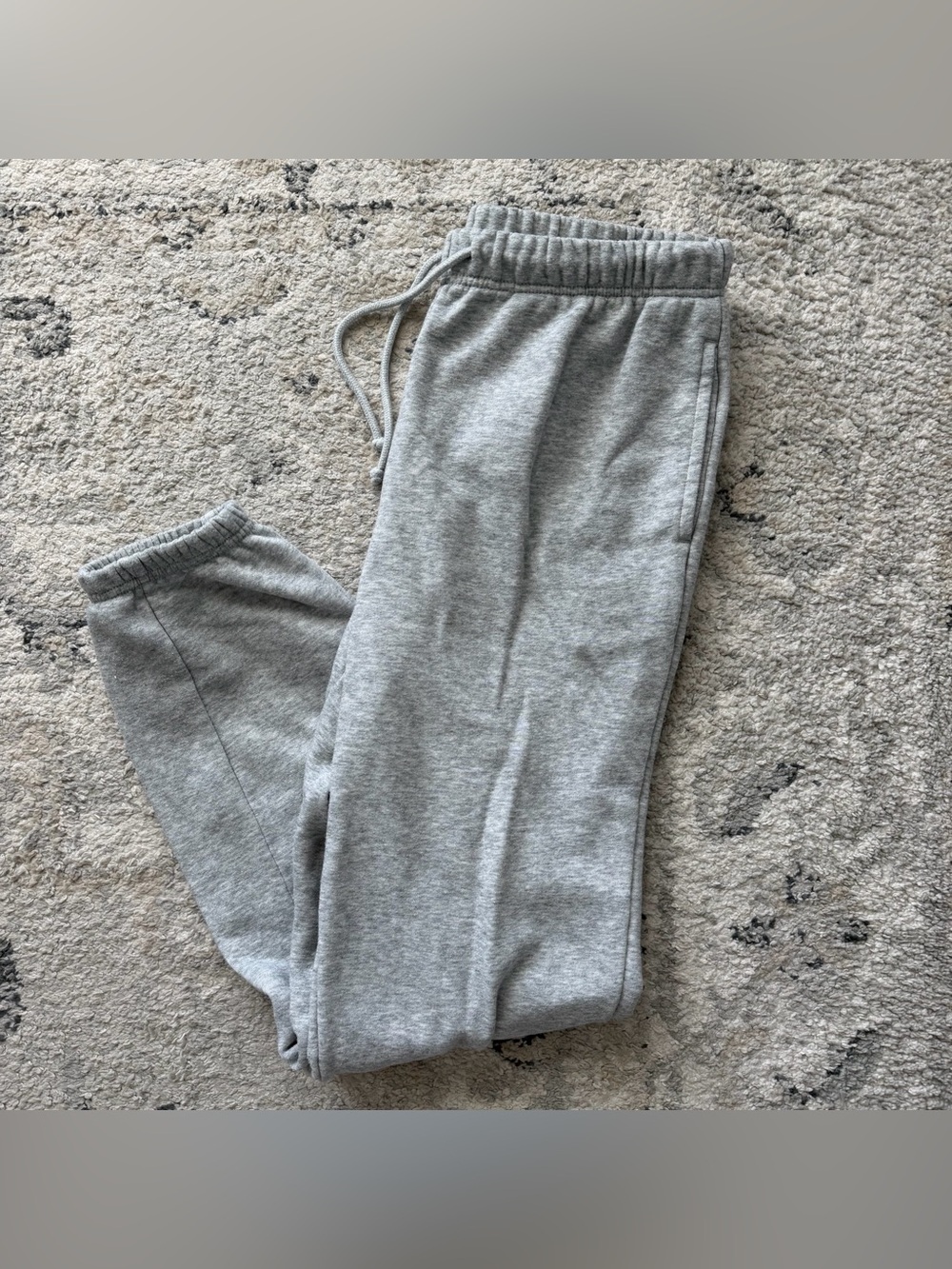 “No Boundaries” Grey Jogger Sweatpants w/ Drawstring Waist, Size Small (4-6)